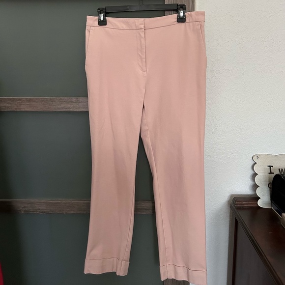 Ann Taylor Factory | High Rise Ankle Pant (Light Pink)-Size 8 - Picture 2 of 8